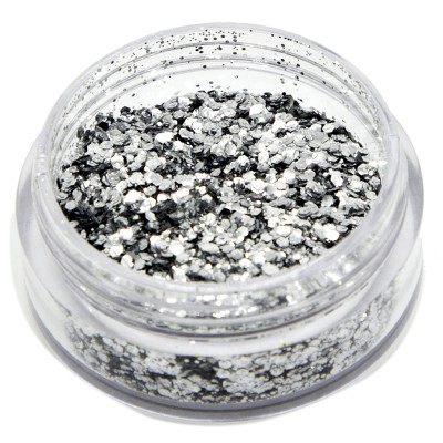 Mirror Moon Eco Glitter Silver Sands
