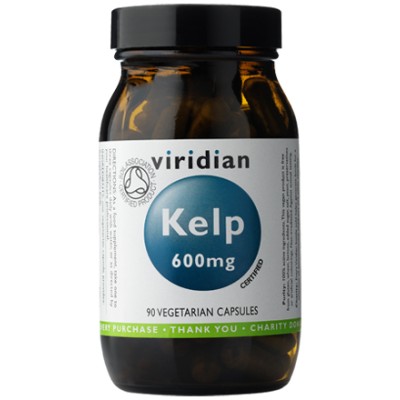 Viridian Organic Kelp 600mg Veggie Capsules