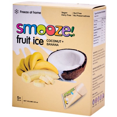 Smooze Fruit & Coconut Milk Ice - Banana