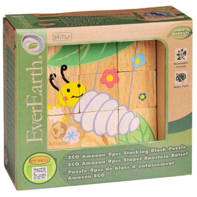 EverEarth Amazon 9Pc Stacking Block Puzzle