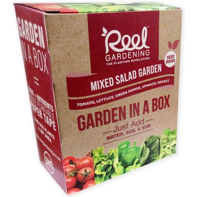 Reel Gardening Mixed Salad Garden in a Box