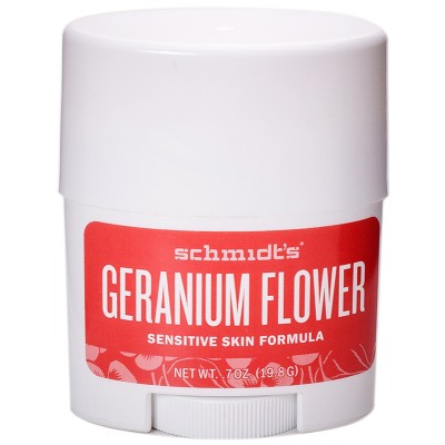 Schmidt's Geranium Flower Sensitive Skin Deodorant Stick