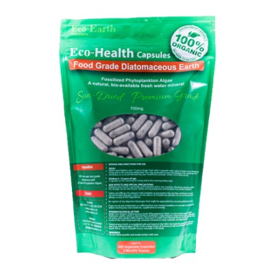 Eco-Earth Food Grade Diatomaceous Earth Capsules