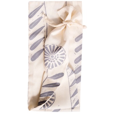 Spaza Protea Baguette Bread Bag - Cool Grey
