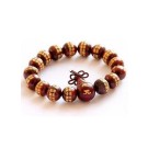 Billy the Bee Rosewood Buddhist Prayer Bracelet