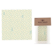 Buzzy Wraps Beeswax Wrap Medium - Blue Dot