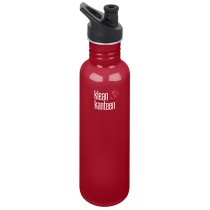 Klean Kanteen Classic 27oz Bottle with Sport Cap - Mineral Red 