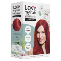 Love My Hair 100% Herbal Hair Dye - Wine Red