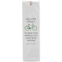 Growing Paper Bookmark - Bicycle 