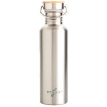 Steely 100% Stainless Steel Bottle 750ml Dark Grey